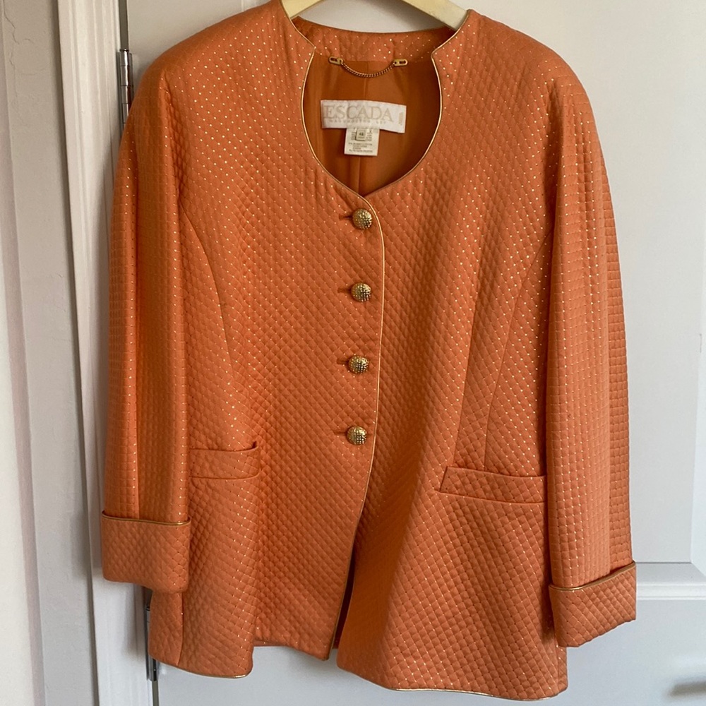Vintage Escada Dress Suit-Size EU 42 - Worn Once - STUNNING!
